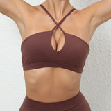 New Summer Sexy Sports Bra Workout Brasier Running Breathable Fitness Underwear Female Quick-Dry Yoga Clothes Gym Top Woman