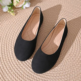 Women Flats Shoes Comfortable Knit Ballet Flat Shoes Women Casual Slip on Loafers Office Boat Sneakers Women Zapatos De Mujer