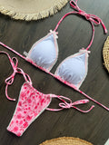 Micro Bikini Push Up Women Swimsuits 2026 Sexy Female Swimwear Brazilian Bikini Set Thong Biquini Swim Suits Print Beachwear