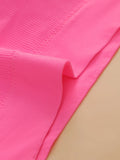 Ladies' Pink Underwire Triangle Cup Bra Seamless Underwear Triangle Underwear Set Z415