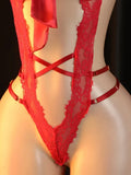 Naughty Sexy Lingerie For Women Open Bra Crotchless Sex Underwear Porn Babydolls Dress Perspective Lace Bodysuit Exotic Costume