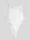 Extreme Mini Micro String Backless Women Swimwear One Piece Swimsuit Female High Cut Monokini Thong Bathing Suit Swim Beachwear