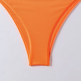 V Neck Wrinkled Stain Bikinis Female Swimsuit High Waist Bikini Women Swimwear Two-pieces Bikini Set Bather Bathing Suit Swim
