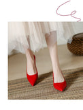 Patent Leather Fashion High Heels 2026Pointed Toe Pumps Elegant Woman Heeled Shoes Shallow Mouth Candy Colored Sexy Single Shoes