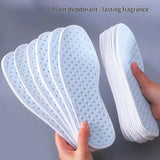 Bamboo Charcoal Insoles Breathable Deodorizing Sports Shoe Inserts