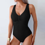 Black One Piece Swimsuit Female 2026 Crinkle Swimwear Women Slim Bathing Suits Summer Beach Wear Sports Monokini Swimming Pool