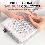Nail Dust Collector, Powerful Vacuum Cleaning Equipment with Reusable Filter Cartridge, Ideal for Nail Salons