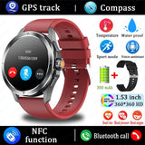 2025 New S4 Ultra Smart Watch Men Blood Oxygen Heart rate Compass Waterproof NFC GPS Tracking Bluetooth Call Sport Smartwatch