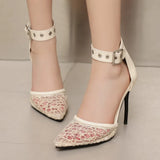 Hot Sale FASHION Big Size 35-47 Shoes Women Sandals Sexy Fashion High Heels 10cm Sandals Sapato Feminino Summer Style Shoes