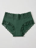 3PCS/Set Women's Sexy Lace Panties High Waist Hollow Out Briefs Breathable Underwear Female Elastic Soft Lingerie XS-XXL