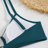 2025 U-wire Bikini Women Sexy Strappy Swimwear Female Solid Swimsuit Bathers Bathing Swimming Swim Suit Beachwear