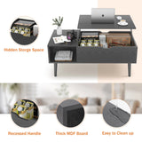 JHK Lift Top Coffee Table With Storage Modern Living Room
