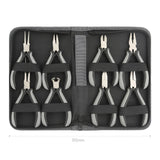 Pliers Tool Set Mini Pliers Repair Tool Bag Long Nose Flat Nose Bent Nose Combination Pliers Universal Remover Tool 8-Piece Set