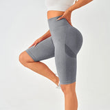 Women Sports Leggings Sportswear Woman Gym Legging Seamless Yoga Shorts w/Tummy Control Women's Shorts Fitness Female Clothing