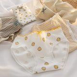 5Pcs/Set Cotton Briefs Cute Strawberry Women's Panties Breathable Female Soft Lingerie Girls Fashion Floral Underwear