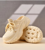 2026 New Leisure Platform Clogs For Women Men Summer Street House Shoes Soft EVA Lace-up Style Slippers Couples Beach Sandals