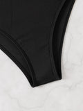 ZTVitality Sexy Patchwork 2 Piece Bikini Set Women's 2024 New Arrival Padded Bra Halter Backless Swimsuit Women Swimwear Summer