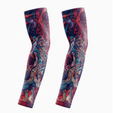Ice Silk Tattoo Sleeve Men Women Summer Tattoo Sleeve UV Solar Arm Covers Cycling Cuff Quick Drying Cool Anti-Sunburn Arm Sleeve