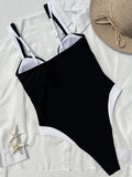 2026 Polka Dot U Neck One Piece Swimsuit Women Swimwear Female Monokini Bather High Leg Cut Bathing Suit Swim Beachwear Bodysuit