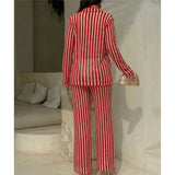 4PCS Striped With Long Sleeve Pants Bikini Female Swimsuit Women Swimwear Bather Bathing Suit Swim Four-pieces Bikini set K8072