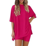 Plus Size 3XL Sleepwear Summer New Fashion Casual Loose Women Pajama Set Pijamas Feminino Women Pajamas Set Pijamas De Mujer