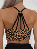 Leopard Swimwear Women High Waist Swimsuit 2026 Sexy Back Hollow Out Swimsuit Beach Wear Female Bathers Bathing Swimming Summer