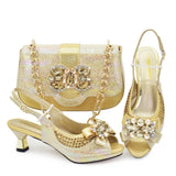 Doershow Lastest Italian Design Fashion Style Ladies Shoes with Matching Bag Set 2026 Nigerian Shoes and Bag Set! HX1-1