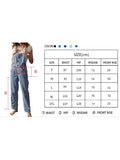 Women Denim Long Jumpsuits Casual Wide Leg Suspender Pants Romper Summer Baggy Bib Overalls