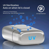Kemei T402 UV-Disinfecting Metal Double-Foil Shavers Professional Barber Reciprocating Razor for Men Bald Head Shaving Machine