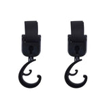2pcs Car Trunk Storage Hook For Bag Umbrella Fishing Rod Holder Universal Seat Back Organizer Bracket Interior Stowing Tidying