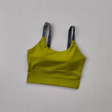 Women's fitness yoga bra, new integrated breast pad high-strength shock-absorbing running sports bra