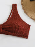 High Waist Bikini 2026 Women Sporty Swimsuit Solid Sexy Striped Swimwear Female Bathers Bathing Swimming Swim Suit Beachwear