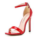 2026 spring Fashion Large Size 11cm Woman Sexy Dance Shoes Sandals Women Shoe Summer High Heels Stiletto Elegant Party Shoe