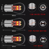 Car LED BAU15S PY21W BA15D 1157 BAY15D P21/5W LED P21W BA15S 1156 R5W R10W Turn Signal Brake Lights Bulbs Auto Lamp 12V