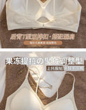 Summer Seamless Crop Top Bra Small Chest Gathered Thin Straps Back Accentuating Bralette Beachwear Light Support Wirefree AU