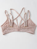 Sexy Leopard Print Jacquard Mesh Bra Ultra-Thin Comfortable Underwear No Padding Lingerie Bra Sexy Unlined Bralette