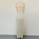 2026 Halter Cut Out Backless Crochet Knitted Tunic Beach Cover Up Cover-ups Beach Dress Beach Wear Beachwear Female Women V6469