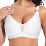 Women's Seamless Bra 3/4 Cup Thin Molded Cup Bra Thin Flattering Plus-size Soft Support Push-up and Comfortable Breathable Bra
