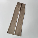 Autumn High-Waisted Women's Micro Yoga Fitness Pants Tight Fit Comfortable Outdoor Suitable Leggings with No Awkward Lines