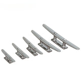 1Pc 4" 5" 6" 8" Combo Mooring Cleat 2 Hole 316 Stainless Steel Polished Boat Cleats for Marine Boat Deck Rope Tie Yacht