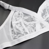Bra For Women Lace Bralette Wireless Big Bosom Minimizer Plus Size Sexy Lingerie Female Underwear Full Cup BH Tops