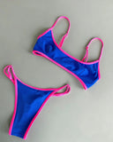 Sexy Micro Bikini 2026 Women Bandeau Padded Thong Swimsuit Female Cut Out Bathing Suit Swimwear Biquini swim