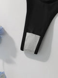 5 PCS Women's sexy thong with low waist smooth letter belt underwear casual comfortable and fun underwear C977