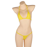 DEKA Transparent Micro Bikini Set for Women Thong Underwear G-String Bra Mini Swimsuit Brazilian Swimwear Sleepwear New S