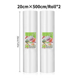 vacuum bags for food Vacuum Sealer bag Food Fresh Long Keeping 12+15+20+25+30cm*500cm Rolls/Lot bags for vacuum packer