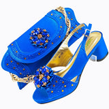 doershow  Italian Shoe and Bag Set New 2024 Women Shoes and Bag Set In Italy olive Italian Shoes with Matching Bag HMP1-16
