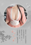 Women Sexy Lingerie Hanfu Dress Cosplay Costume Deep V Erotic See-through Pink Chinese Ancient Style Temptation Dresses