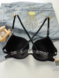 European and American style plus size pull up bra, black lingerie sexy Lingerie 3/4 cup daily oversized underwear MR3460
