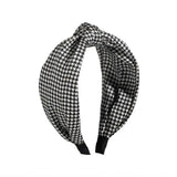 Ethnic style fabric knotted headband wide edge non-slip hairband fashion women's hair accessories