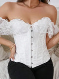 Lace Strap Court Style Shaping Top Tummy Control Waist Cincher Outerwear Trendy Shaping Slimming Tight Fishbone Underwear AYPC
